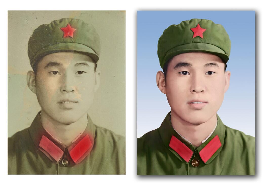 坡心镇破损照片修复-18