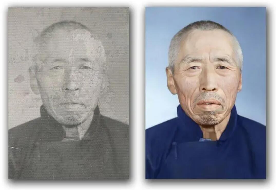 坡心镇破损照片修复-56